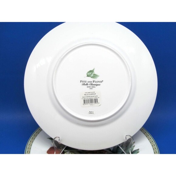 Fitz & Floyd Belle Classique Bone China  9-1/4" Salad Plates New set of 3 - Picture 5 of 16